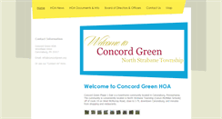 Desktop Screenshot of concordgreen.org