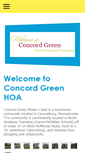 Mobile Screenshot of concordgreen.org